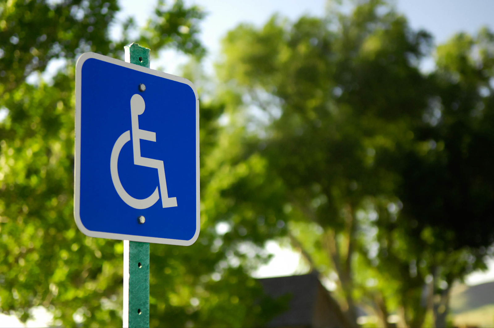 Disabled parking sign